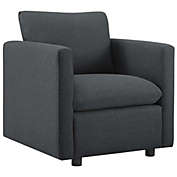 Modway Activate Upholstered Fabric Armchair