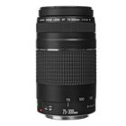 Alternate image 1 for Canon EF 75-300mm f/4.0-5.6 III Lens Bundle for Canon T5 T6 T6i 70D 80D 5D Mark