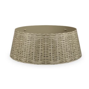 Tree Nest Christmas Christmas Weaved Basket Design Tree Stand, Grey, Large. View a larger version of this product image.