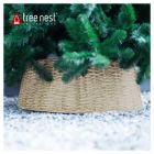 Alternate image 3 for Tree Nest Christmas Christmas Weaved Basket Design Tree Stand, Grey, Large