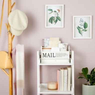Stock Preferred 3-Tier Wooden Mail Desk Organizer with Storage Drawer. View a larger version of this product image.