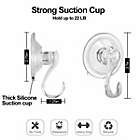 Alternate image 3 for Kitcheniva 4-Pieces Heavy Duty Suction Cup Hook Removable