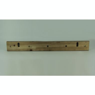 VIP Home and Garden Distressed Wood Rustic Spools Wall Hook Rack. View a larger version of this product image.