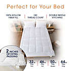 Alternate image 3 for Cheer Collection 180TC Down Alternative Mattress Topper - Assorted Sizes - King