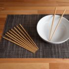 Alternate image 1 for Joyce Chen Reusable Burnished Bamboo Chopsticks Set, 5 Pair