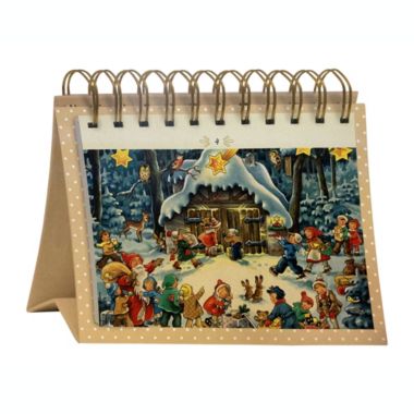 Korsch Advent Tabletop Seasonal Decorative 24 Day Countdown to Christmas  Flip Calendar | Bed Bath & Beyond