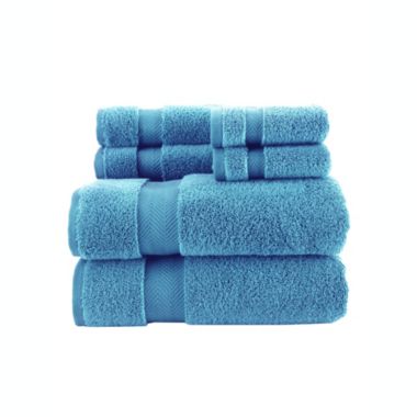 Classic Turkish Towels Genuine Cotton Soft Absorbent Luxury Becci 6 Piece Set With 2 Bath Towels, 2 Hand Towels, 2 Washcloths. View a larger version of this product image.