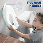 Alternate image 1 for Jool Baby Products Potty Training Seat - Splash Guard, Non-Slip & Free Storage Hook, Aqua