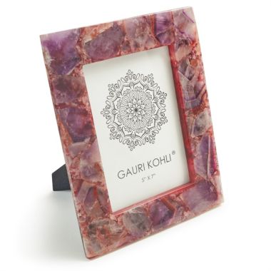 GAURI KOHLI Cherish Amethyst Picture Frame 5" x 7". View a larger version of this product image.