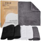 Alternate image 0 for LIVAIA Microfiber Cleaning Cloth  6 Microfiber Cleaning Cloths In White Grey, Black