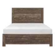 Lazzara Home Quinby Rustic Brown Queen Panel Bed
