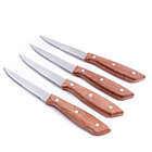 Alternate image 0 for Gibson Home Seward 4 Piece Stainless Steel Steak Knife Cutlery Set with Wood Handles