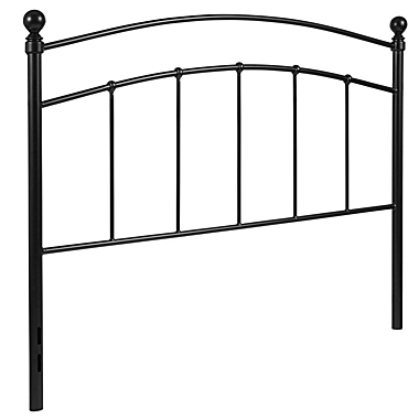 Merrick Lane Kildare Metal Full Size Headboard Contemporary Arched Headboard With Adjustable Rail Slots. View a larger version of this product image.