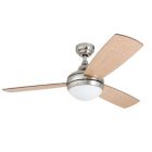 Alternate image 3 for Honeywell 44 inch Sauble Beach Brushed Nickel Indoor Ceiling Fan with Light