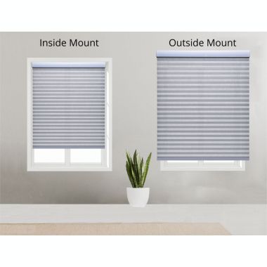 Linen Avenue Custom Cordless 20" W x 48" H Crystal Light FIltering Cellular Shade. View a larger version of this product image.