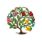 Alternate image 0 for Global Crafts Multi Hummingbirds And Flowers Haitian Metal Drum Wall Art Miscellaneous