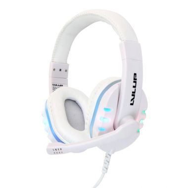 Vivitar Level Up RGB Pro Gaming Headset in White. View a larger version of this product image.