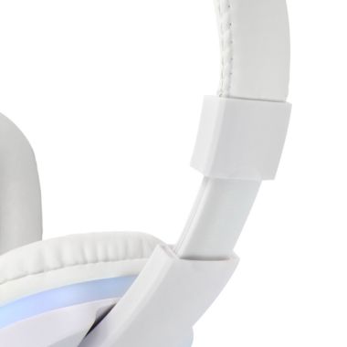 Vivitar Level Up RGB Pro Gaming Headset in White. View a larger version of this product image.