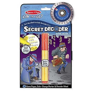 Melissa And Doug On The Go Secret Decoder Game Book. View a larger version of this product image.