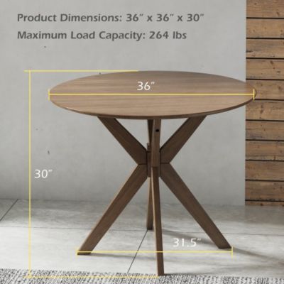 Modern Round Wood Dining Table, Bed Bath And Beyond Dining Table