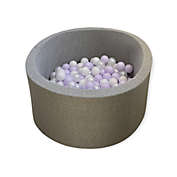 Boomboleo Foam  Ball Pit with 200 Balls Lavender Cloud