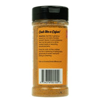 Dan & Buck's Cajun Butter Seafood Seasoning for Crab Shrimp Scallops Fish 3.5 oz. View a larger version of this product image.