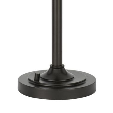 Saltaro Sherpi 37 Inch Metal Table Lamp, 3 Hanging Mesh Shades, Bronze Black- Saltoro Sherpi. View a larger version of this product image.