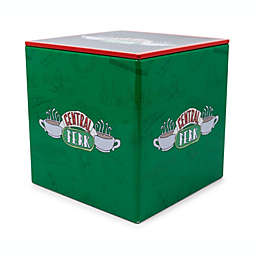 Friends Central Perk 4-Inch Tin Storage Box Cube Organizer with Lid   Basket Container, Cubby Cube Closet Organizer, Home Decor Playroom Accessories   Nostalgic Gifts And Collectibles