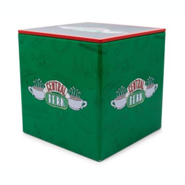 Friends Central Perk 4-Inch Tin Storage Box Cube Organizer with Lid Basket Container, Cubby Cube Closet Organizer, Home Decor Playroom Accessories Nostalgic Gifts And Collectibles. View a larger version of this product image.