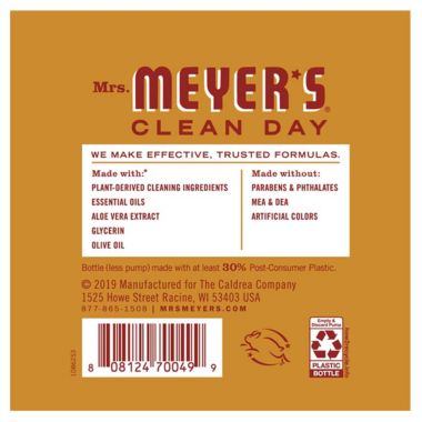 Mrs. Meyer's Liquid Hand Soap Apple Cider, 12.5 OZ. View a larger version of this product image.