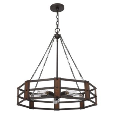 Cal Lighting 60W X 5 Provo Metal Chandelier. View a larger version of this product image.