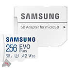 Alternate image 0 for Samsung EVO Plus MicroSD 256GB, 130MBs Memory Card with Adapter