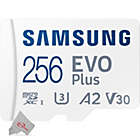 Alternate image 1 for Samsung EVO Plus MicroSD 256GB, 130MBs Memory Card with Adapter