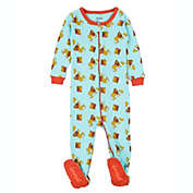 Leveret Kids Footed Cotton Pajama Boys Print (2T - 5T)