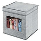Alternate image 3 for mDesign Soft Fabric Closet Storage Organizer Box