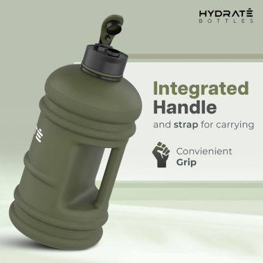 HYDRATE Xl Jug Half Gallon Water Bottle - Bpa Free, Flip Cap, Ideal For Gym, Large. View a larger version of this product image.