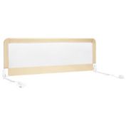 Gymax 59&#39;&#39; Breathable Baby Children Toddlers Bed Rail Guard Safety Swing Down Beige