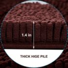 Alternate image 1 for Vicyak Chenille Bathroom Rug 17''x24'', Brown