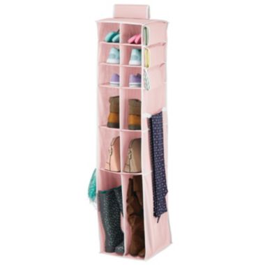 mDesign Kids Fabric Over Closet Rod Hanging Organizer. View a larger version of this product image.