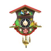 Alexander Taron 5" Engstler Battery-Operated Mini Cuckoo Wall Clock with Music and Chimes