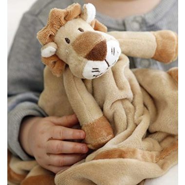 Teddykompaniet Wild Lion Security Blanket, Soft Plush. View a larger version of this product image.