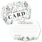 Alternate image 0 for Big Dot of Happiness Boho Botanical - Wish Card Greenery Party Activities - Shaped Advice Cards Game - Set of 20