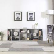 Proman Products Home Indoor Decorative Wave Shelf - Gray