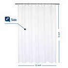 Alternate image 3 for Fitnate 72x72in Mildew Resistant PEVA Shower Curtain