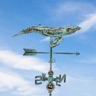 Alternate image 1 for Things2Die4 Verdigris Copper Humpback Whale Weathervane