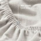 Alternate image 3 for Bare Home Flannel Fitted Bottom Sheet 100% Cotton - Velvety Soft Heavyweight - Double Brushed Flannel - Deep Pocket (Twin XL, White)