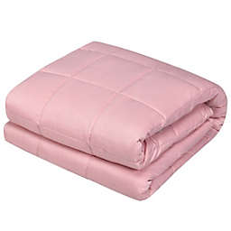 Slickblue 60 x80 Inch 15lbs Premium Cooling Heavy Weighted Blanket-Pink