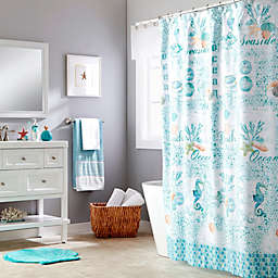 Saturday Knight Ltd South Seas Beach Life Fabric Bath Shower Curtain - 70
