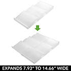 Alternate image 1 for mDesign Expandable Plastic Spice Rack Drawer Insert, 3 Tiers