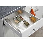 Alternate image 3 for mDesign Expandable Plastic Spice Rack Drawer Insert, 3 Tiers